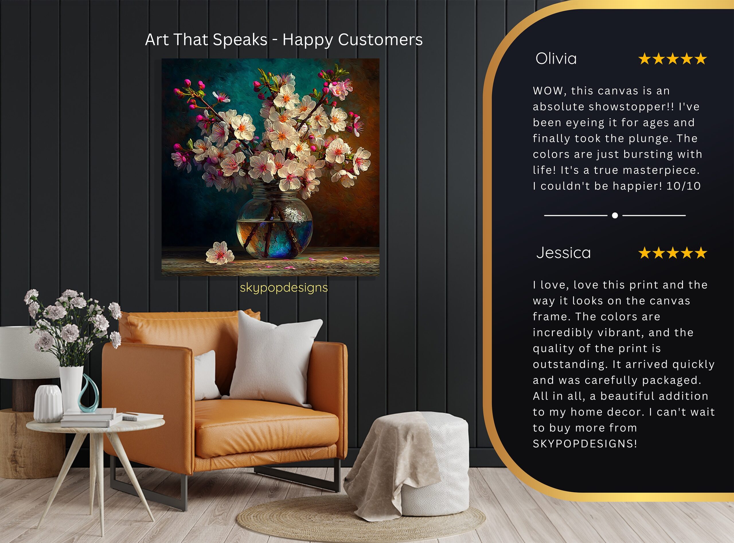 8.jpg Cherry Blossom Vase Art
