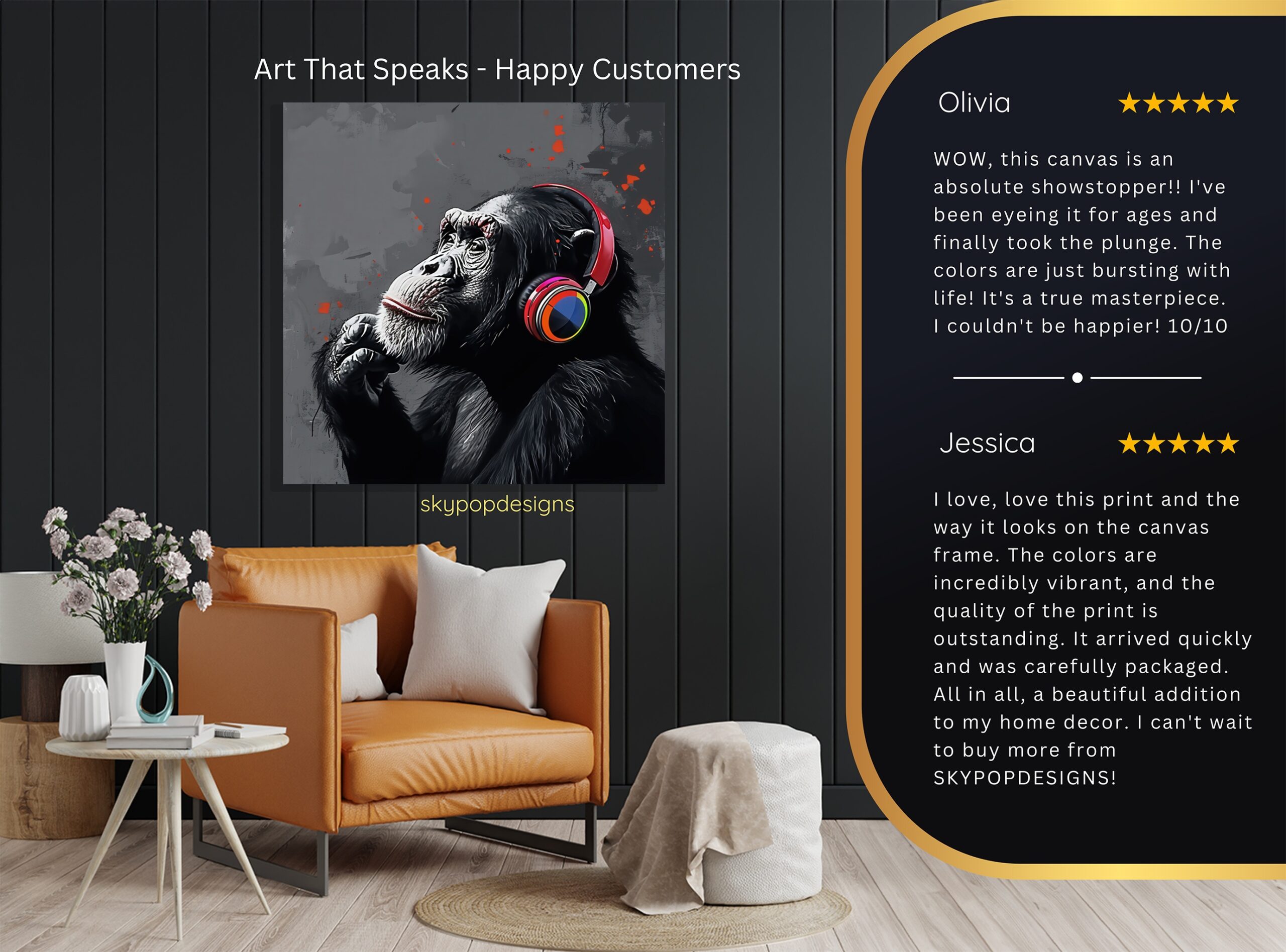 8.jpg Chimpanzee Art