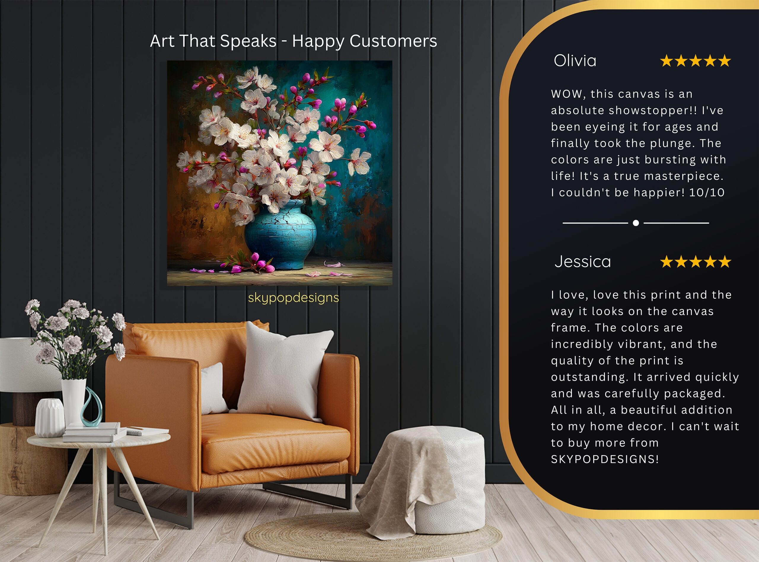8.jpg Cherry Blossom Vase Art