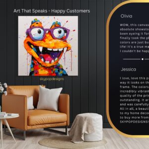 Frog Monster Art