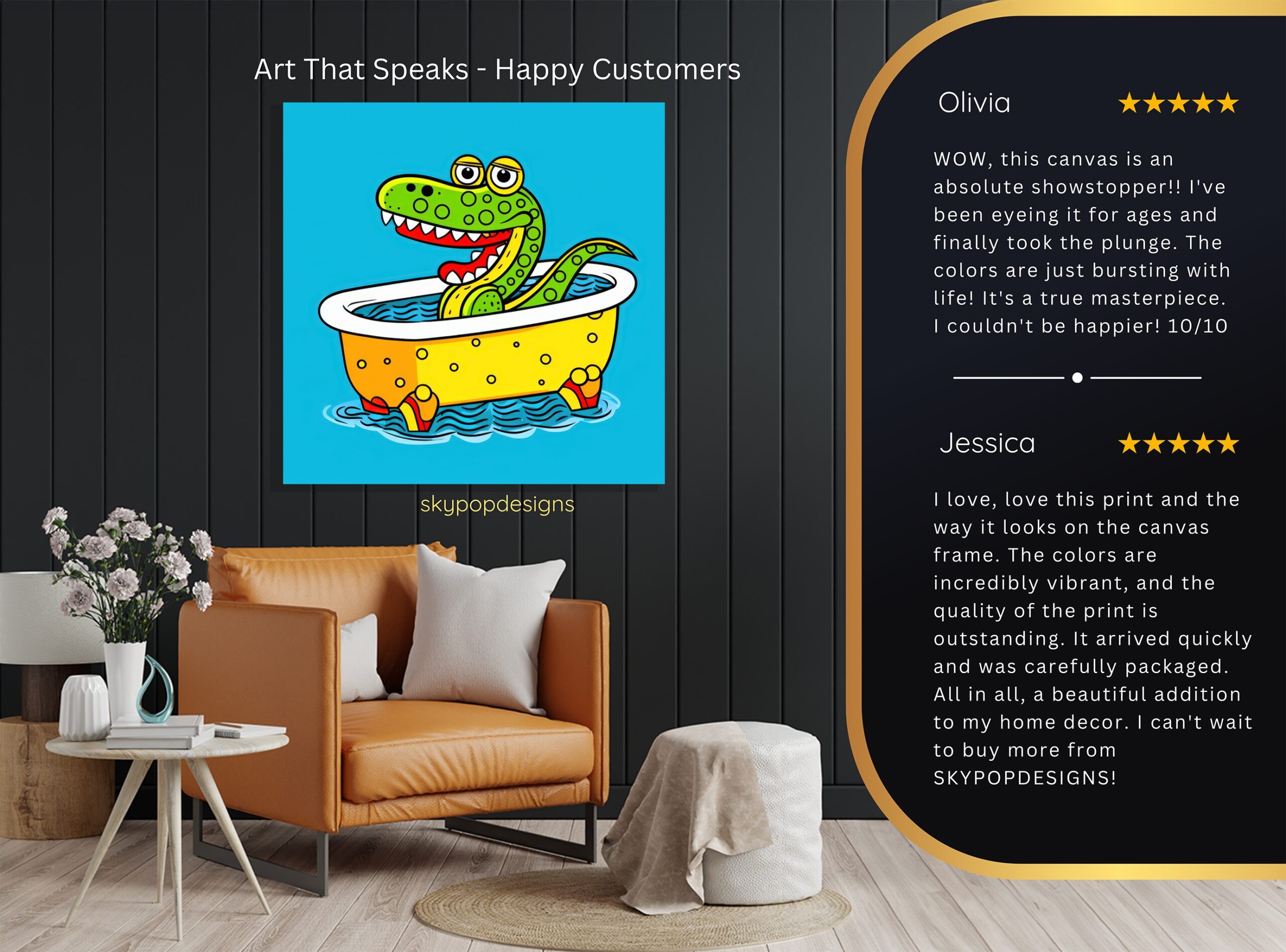 8.jpg Crocodile Bath Art