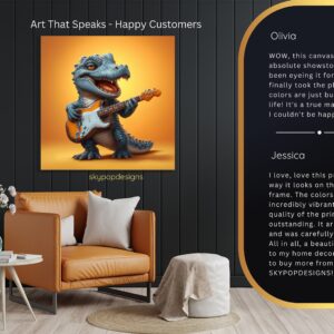 Crocodile Rock Star Art