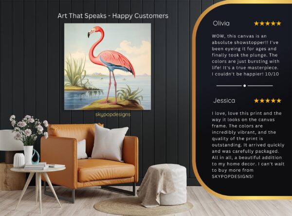 Flamingo Wildlife Art