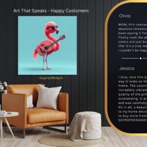 Flamingo Jam Session Art