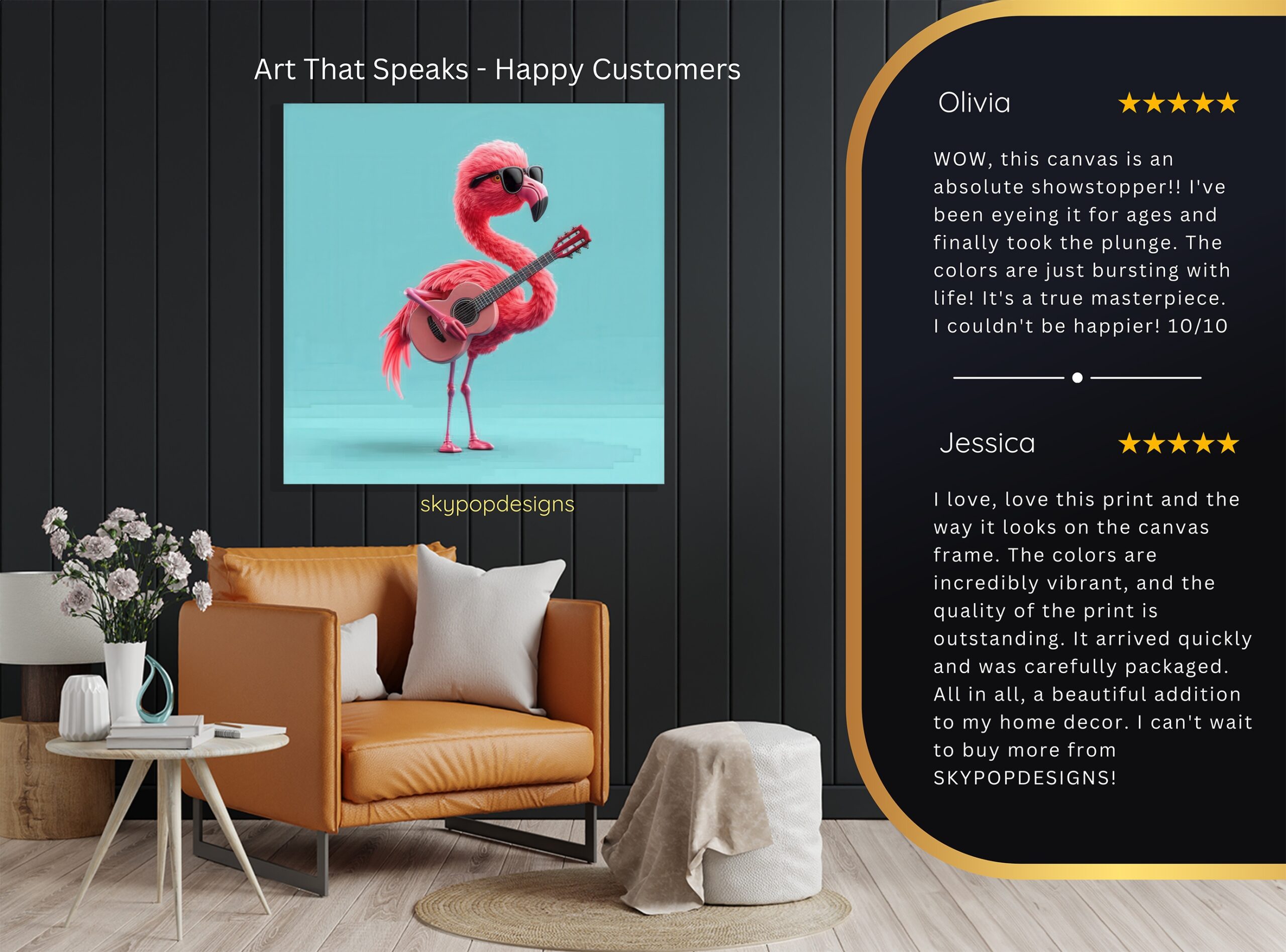 8.jpg Flamingo Jam Session Art