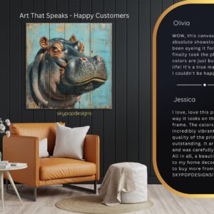 Hippopotamus Art