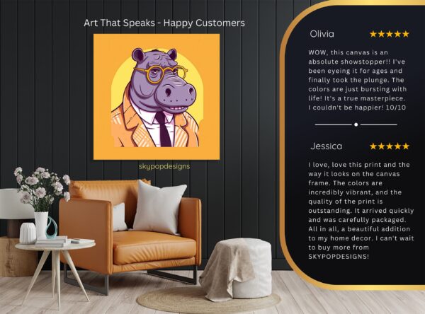 Hippopotamus Art