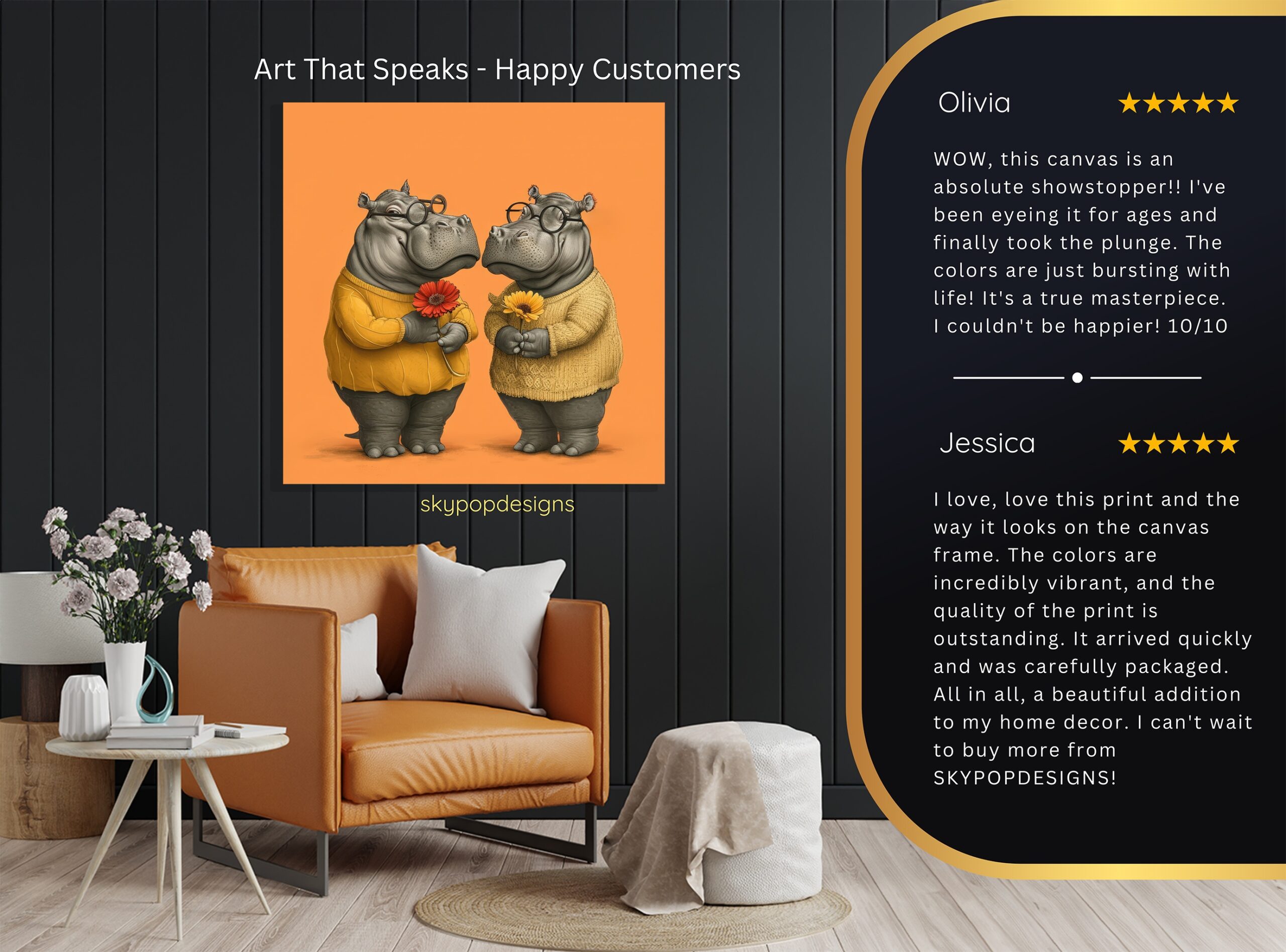 8.jpg Hippopotamus Flower Art
