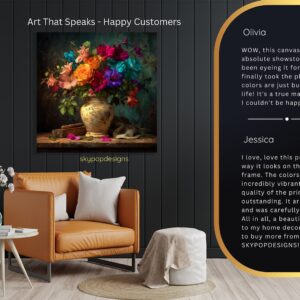 Vibrant Floral Still Life Art