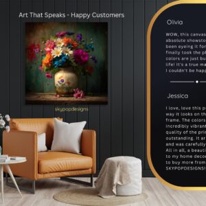 Rustic Floral Arrangement Art