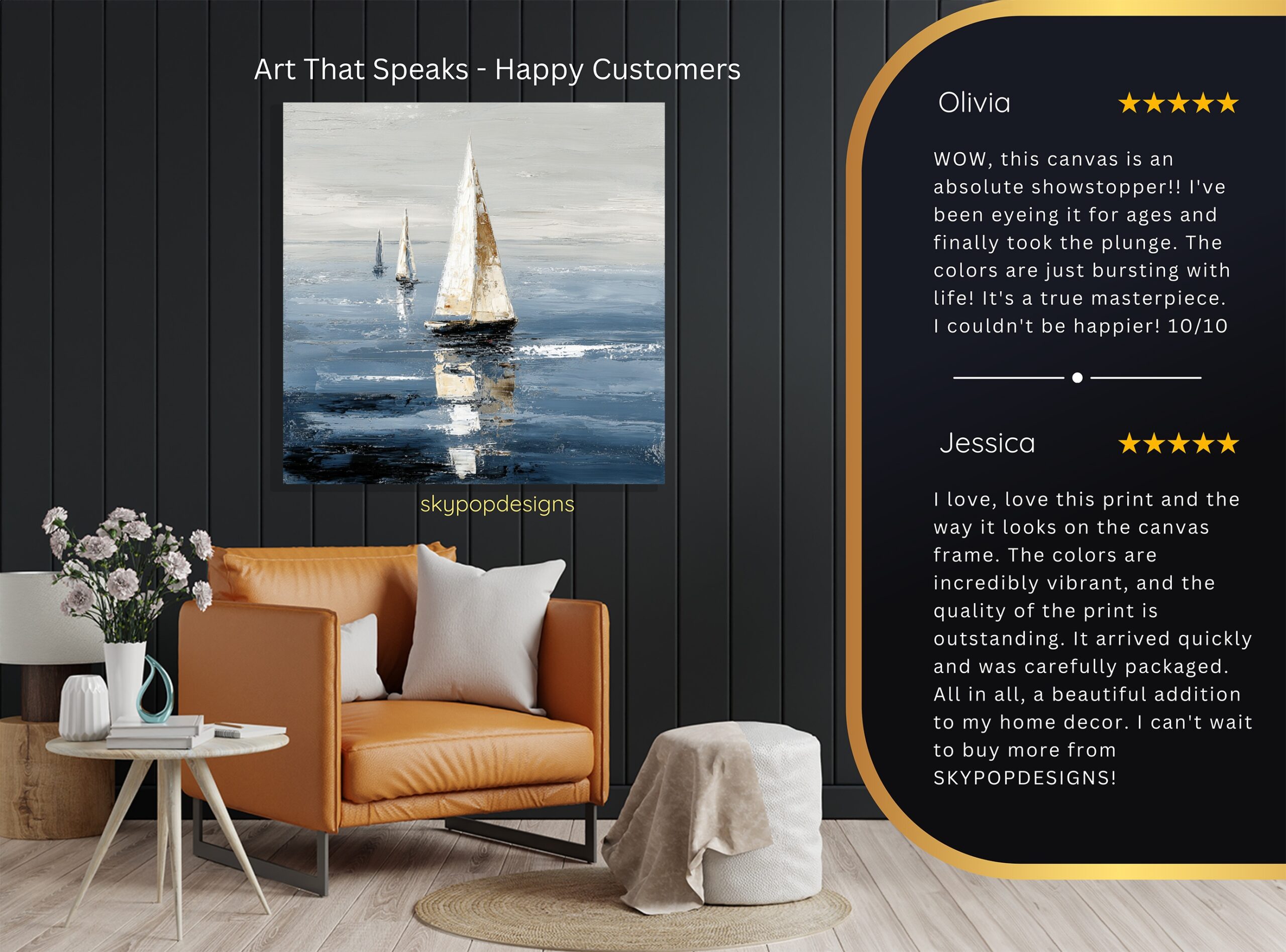 8.jpg Sailboats at Sea Art