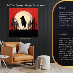 Wolf Moon Art