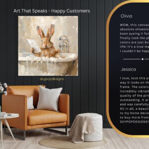 Bunny Bath Art