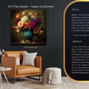 Floral Vase Art