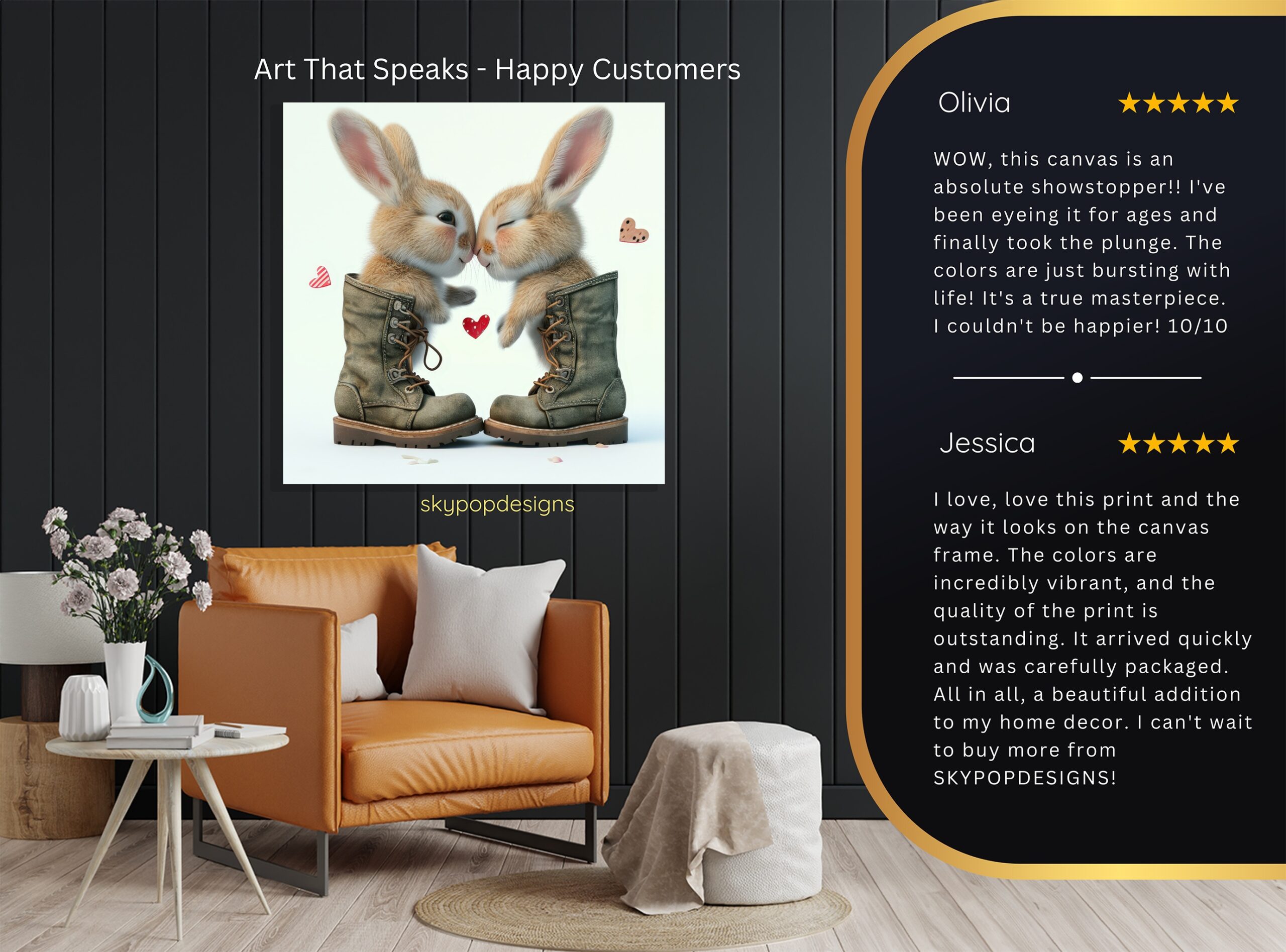 8.jpg Bunny Kisses in Boots Art