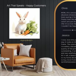 Bunny and Carrots Art