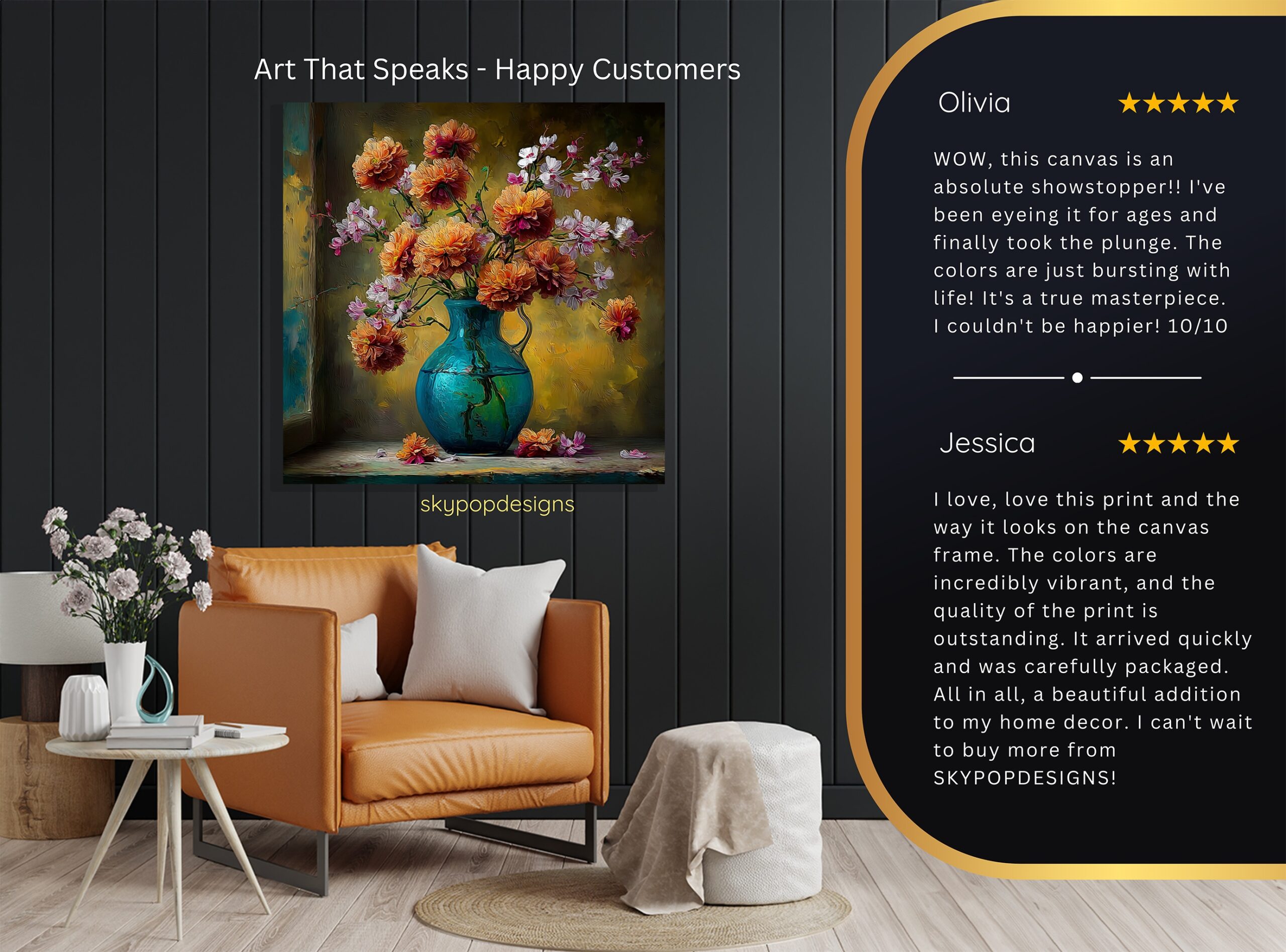 8.jpg Vibrant Floral Arrangement Art