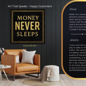 Money Never Sleeps Art