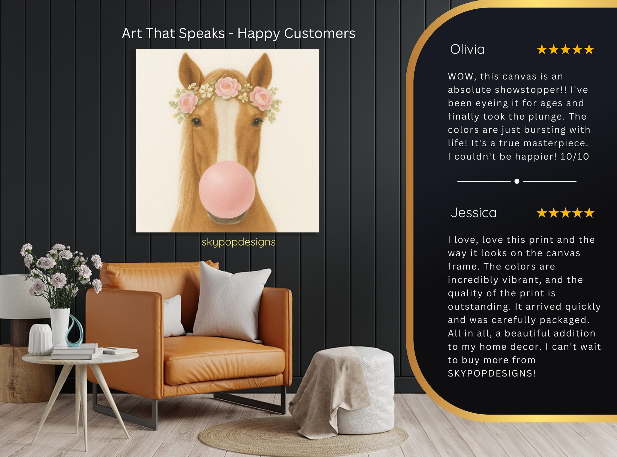 8.jpg Horse Bubble Gum Art