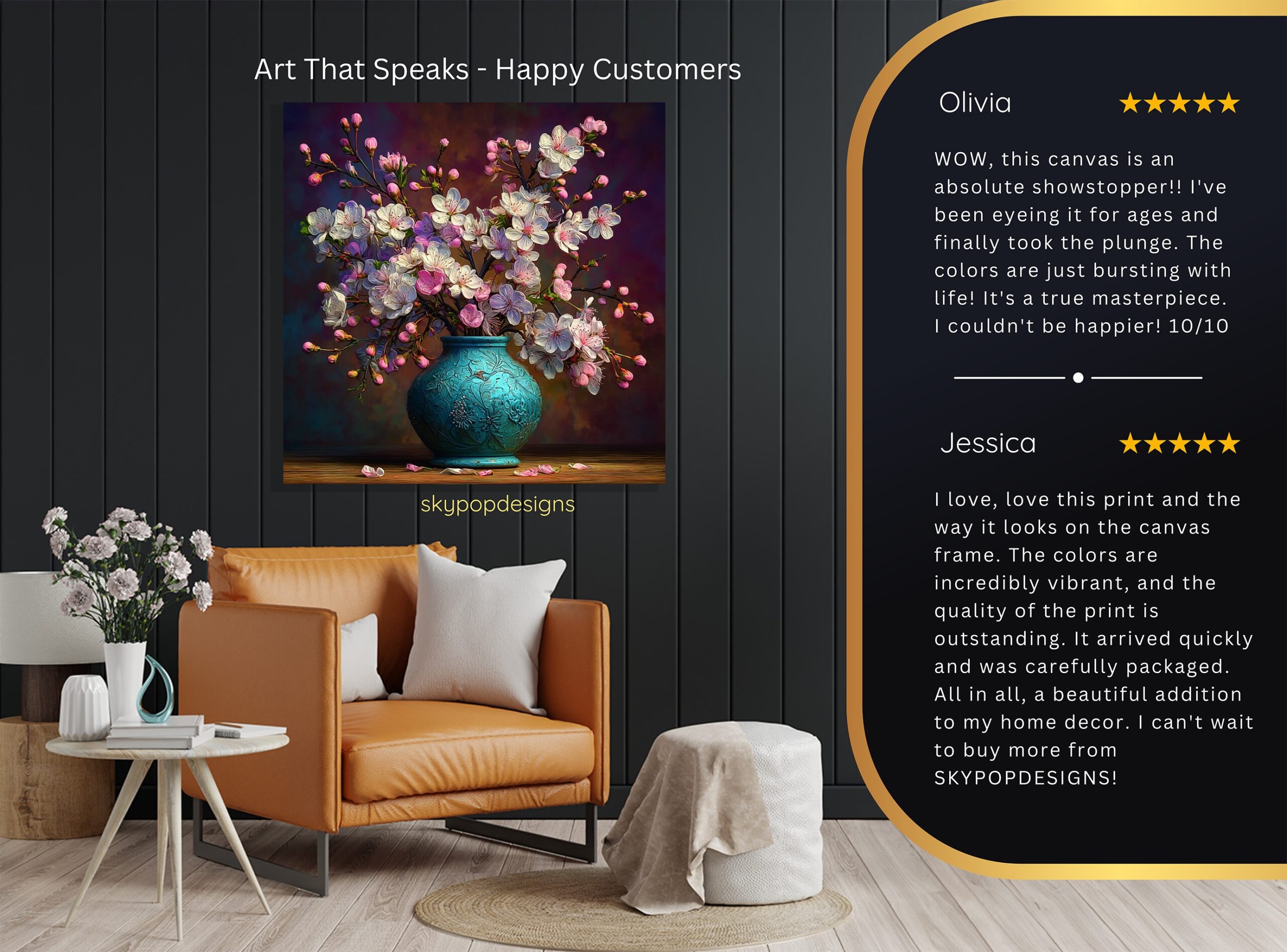 8.jpg Cherry Blossom Vase Art
