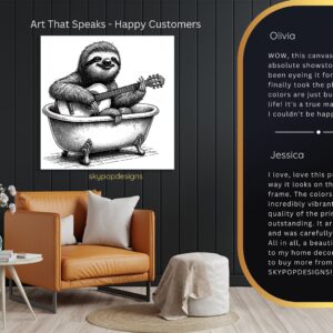 Sloth Guitar Art