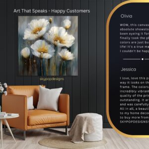 White Poppies Art