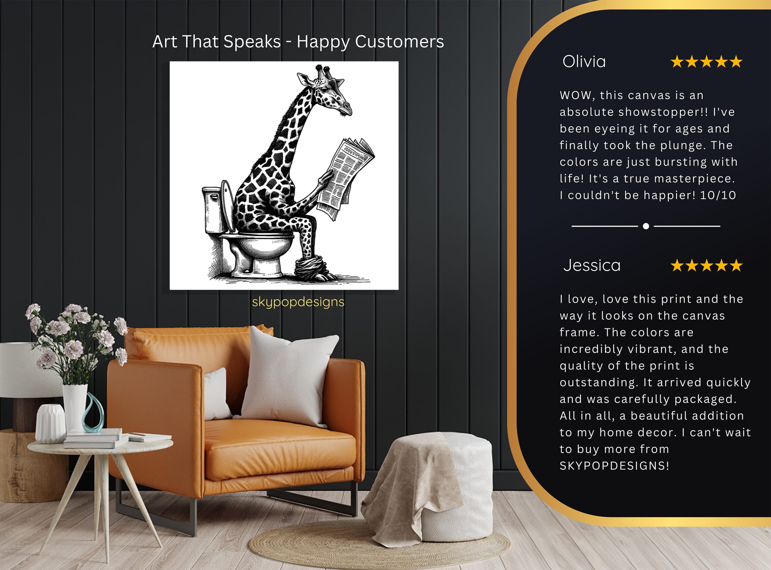 8.jpg Giraffe Art