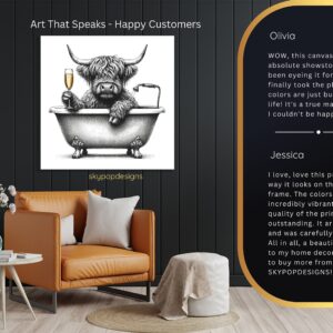 Highland Cow Art