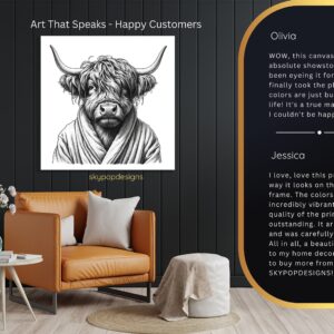 Highland Cow Art