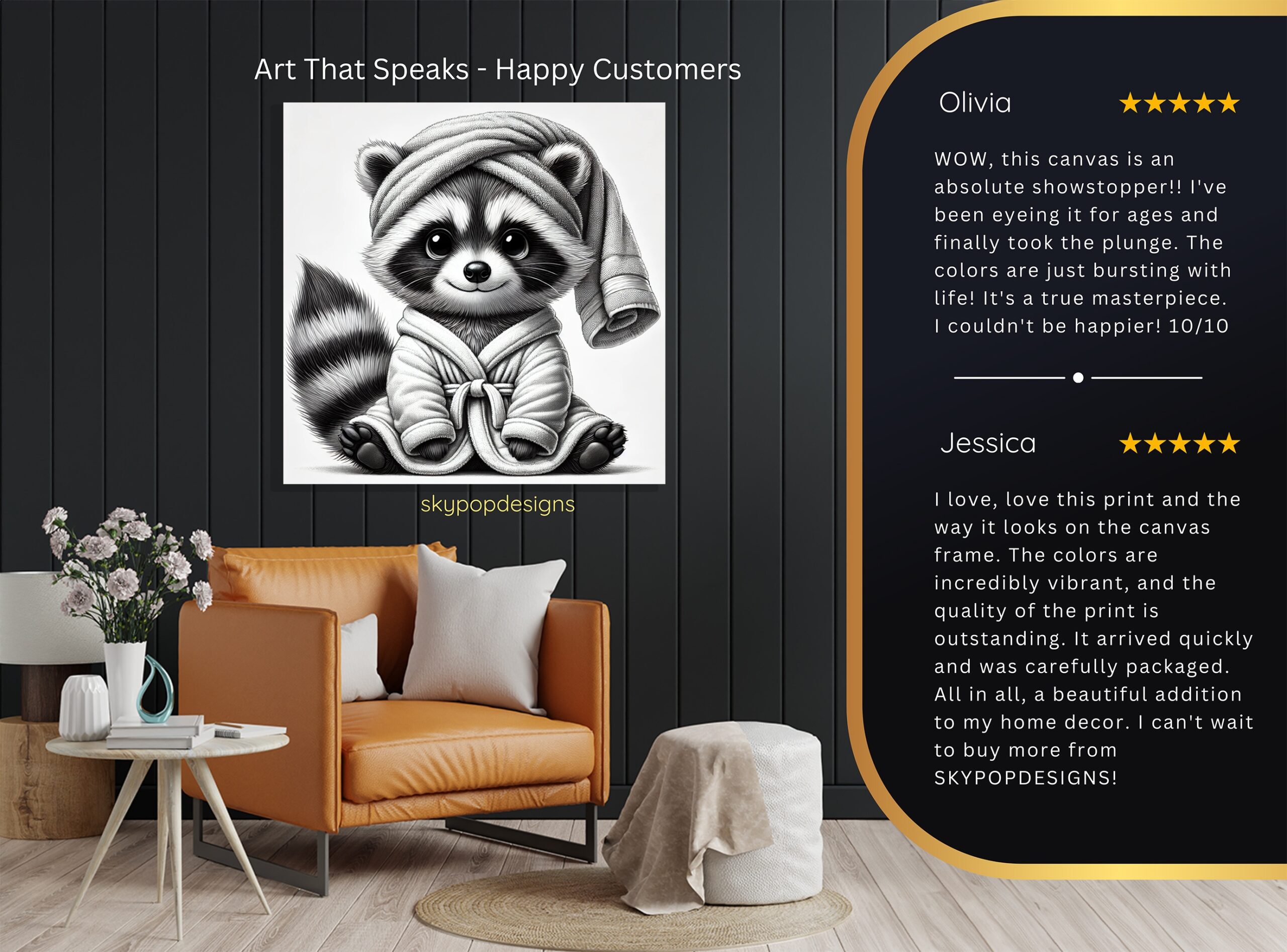 8.jpg Raccoon Art
