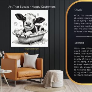 Cow Bath Art
