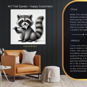 Raccoon Art