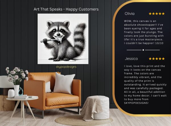 Raccoon Art
