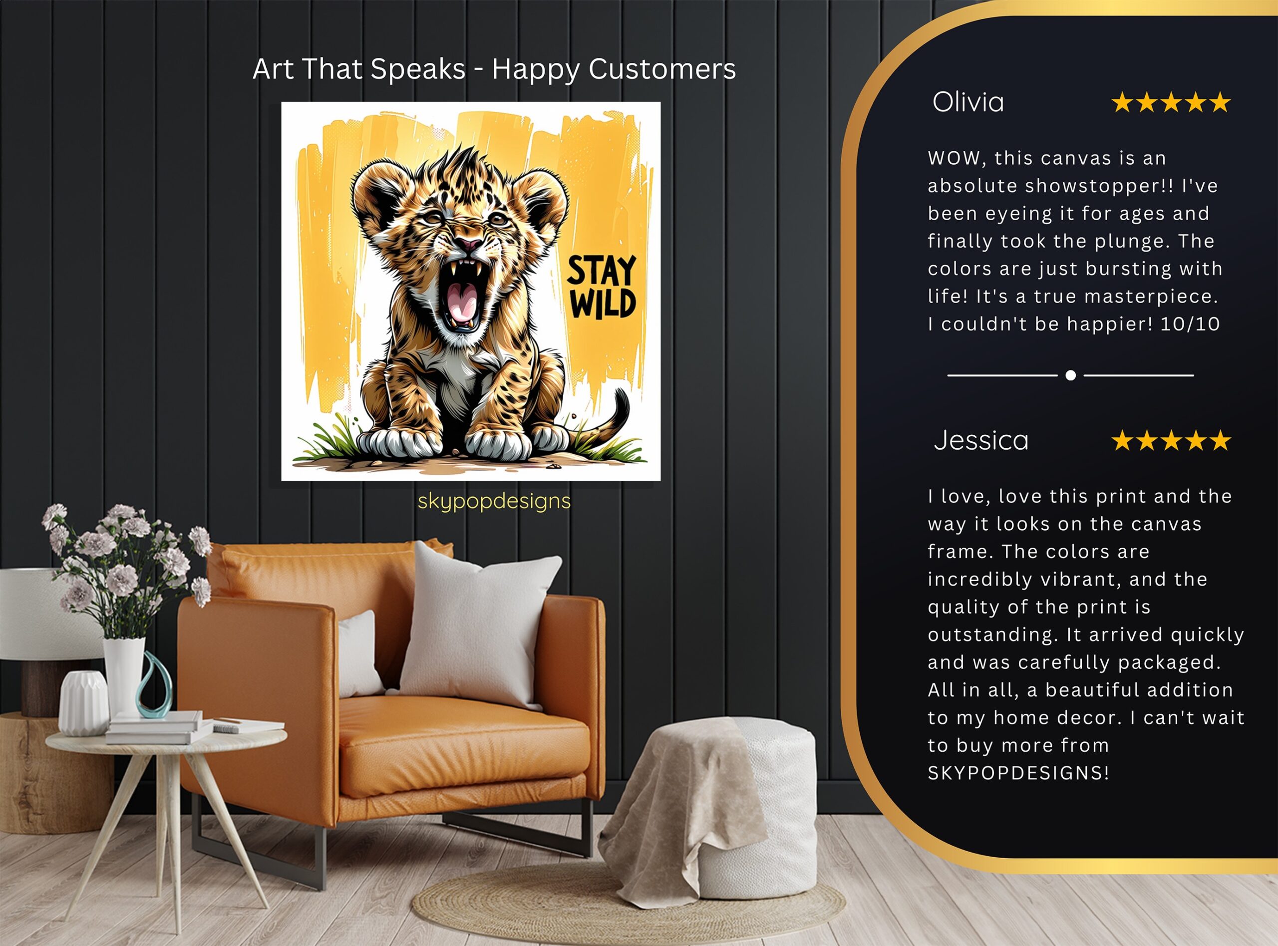 8.jpg Baby Lion Roar Art