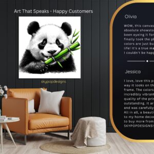 Panda Bamboo Art