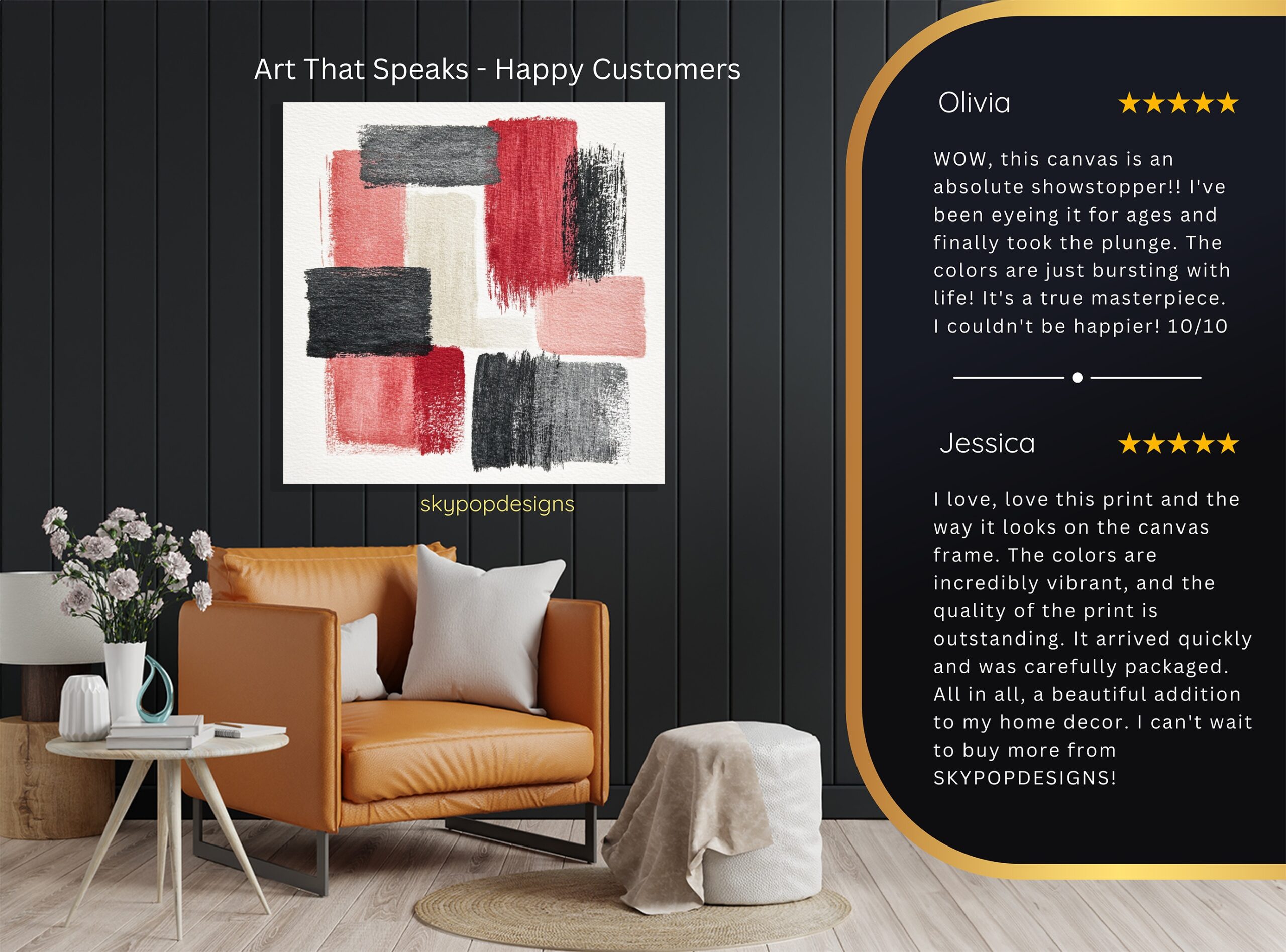8.jpg Geometric Brush Strokes Art