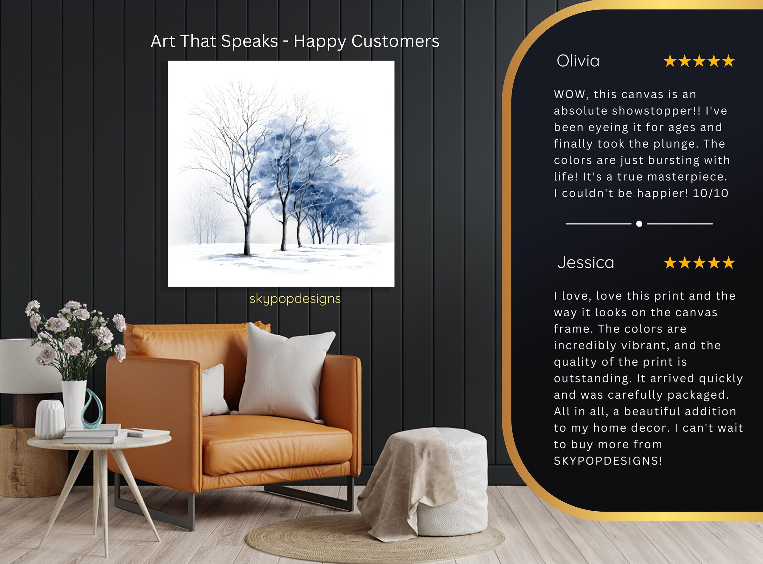 8.jpg Winter Woods Art