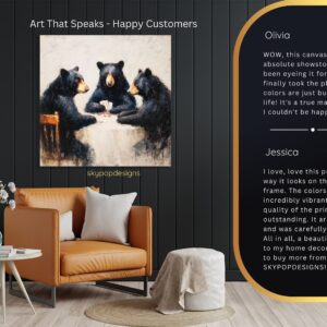 Bear Poker Night Art