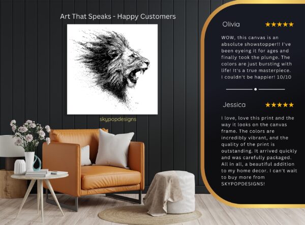 Lion Roar Art