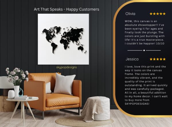 World Map Art