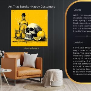Tequila Skull Art