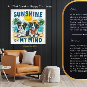 Beach Dogs Art