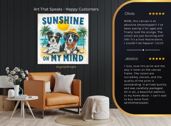 Beach Dogs Art