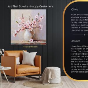 Cherry Blossom Vase Art
