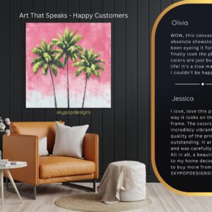 Tropical Palm Trees Art