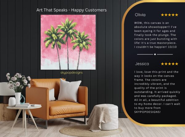 Tropical Palm Trees Art