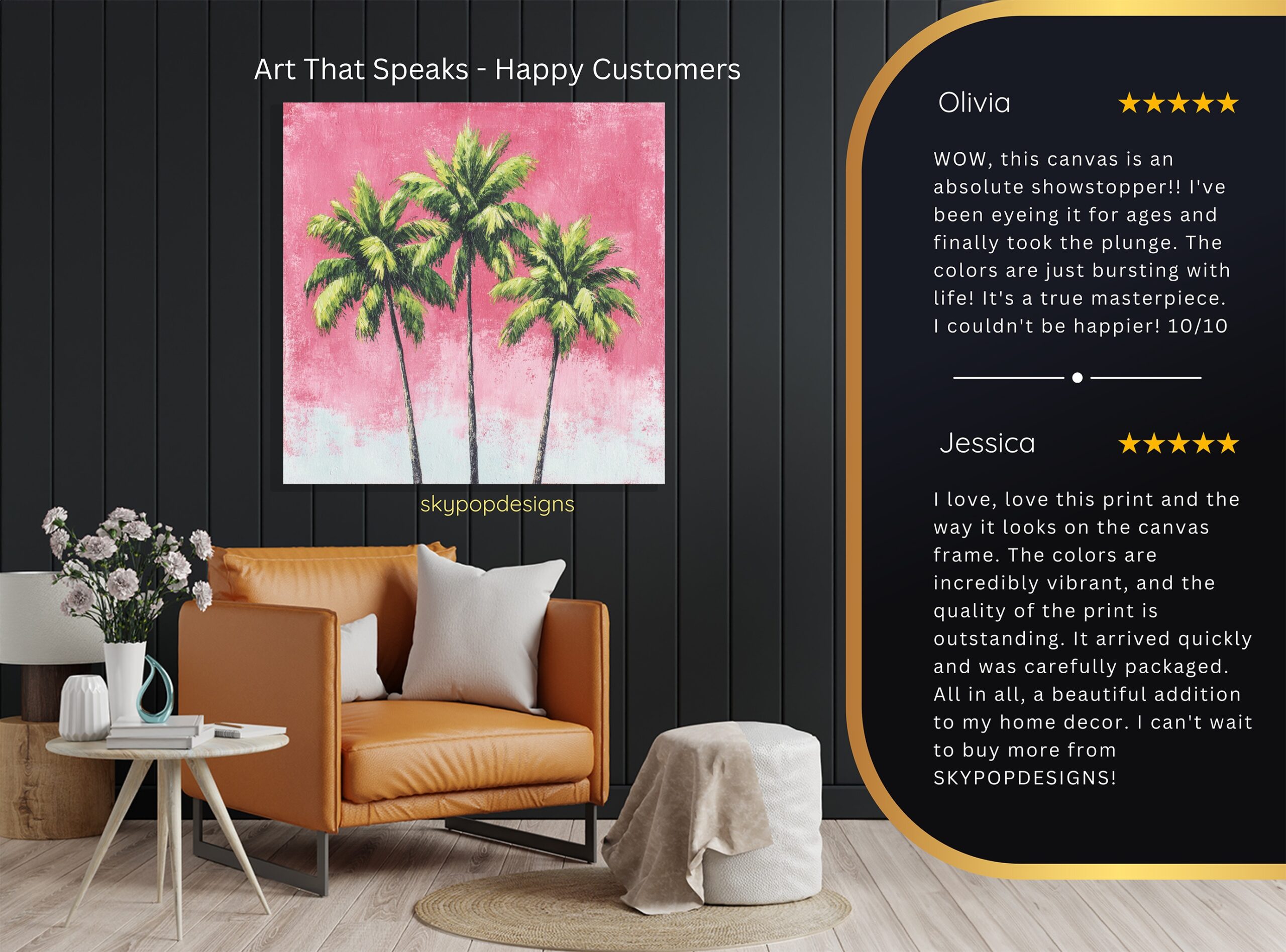 8.jpg Tropical Palm Trees Art
