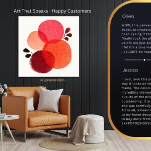 Red Circles Art