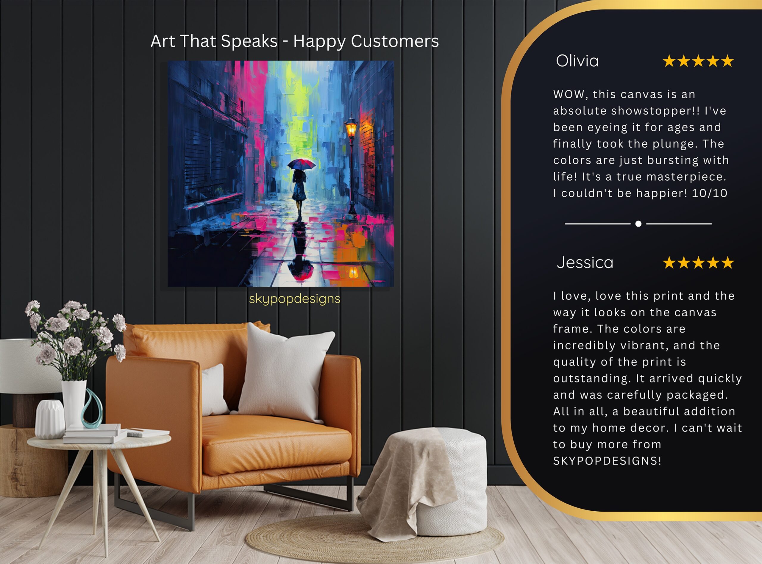 8.jpg Rainy Evening Cityscape Art