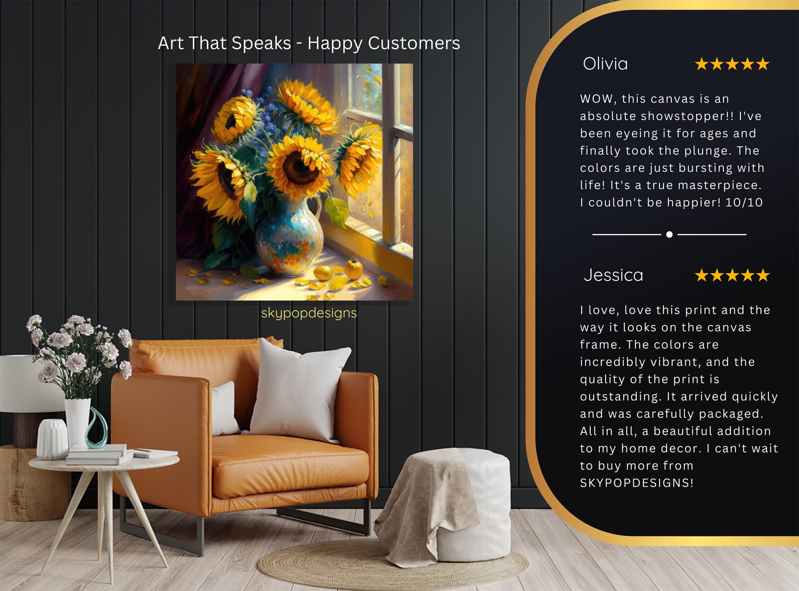 8.jpg Sunflower Bee Art